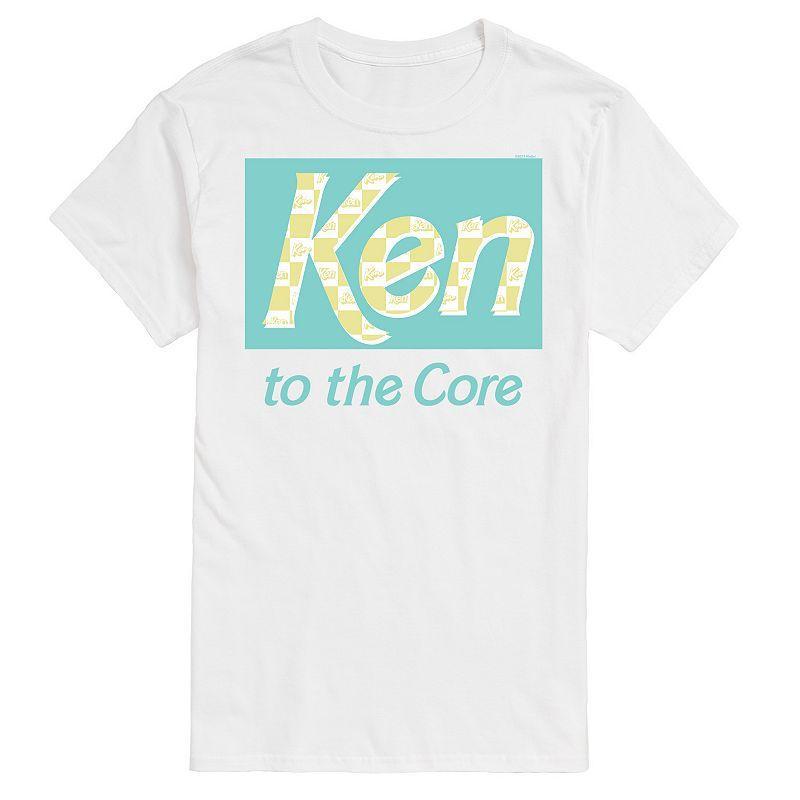 Mens Barbie Ken Pastel Checker Graphic Tee Product Image