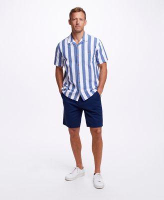 Weatherproof Vintage Mens Short Sleeve Cotton Seersucker Shirt 9 Cotton Twill Stretch Shorts Product Image