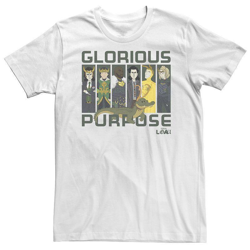 Big & Tall Marvel Loki Variants Glorious Purpose Panels Tee, Mens Product Image