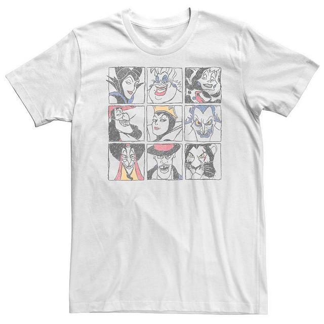 Disneys Villains Big & Tall Lineup Tee, Mens Product Image