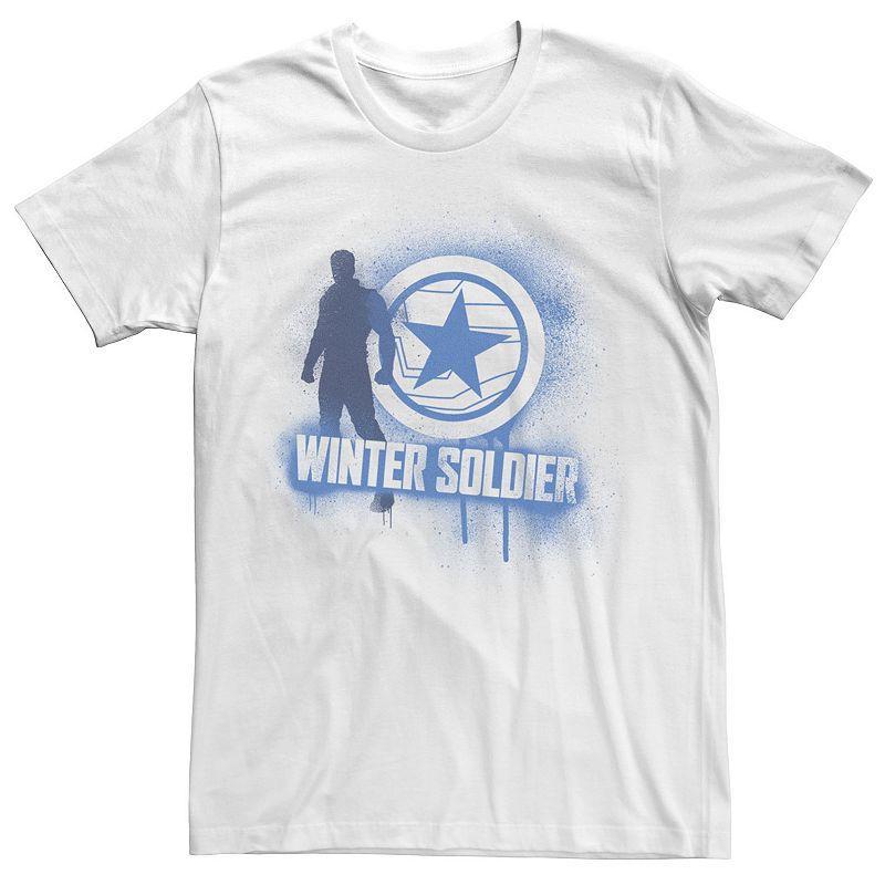 Mens Marvel The Falcon And The Winter Soldier Spray Paint Tee Product Image