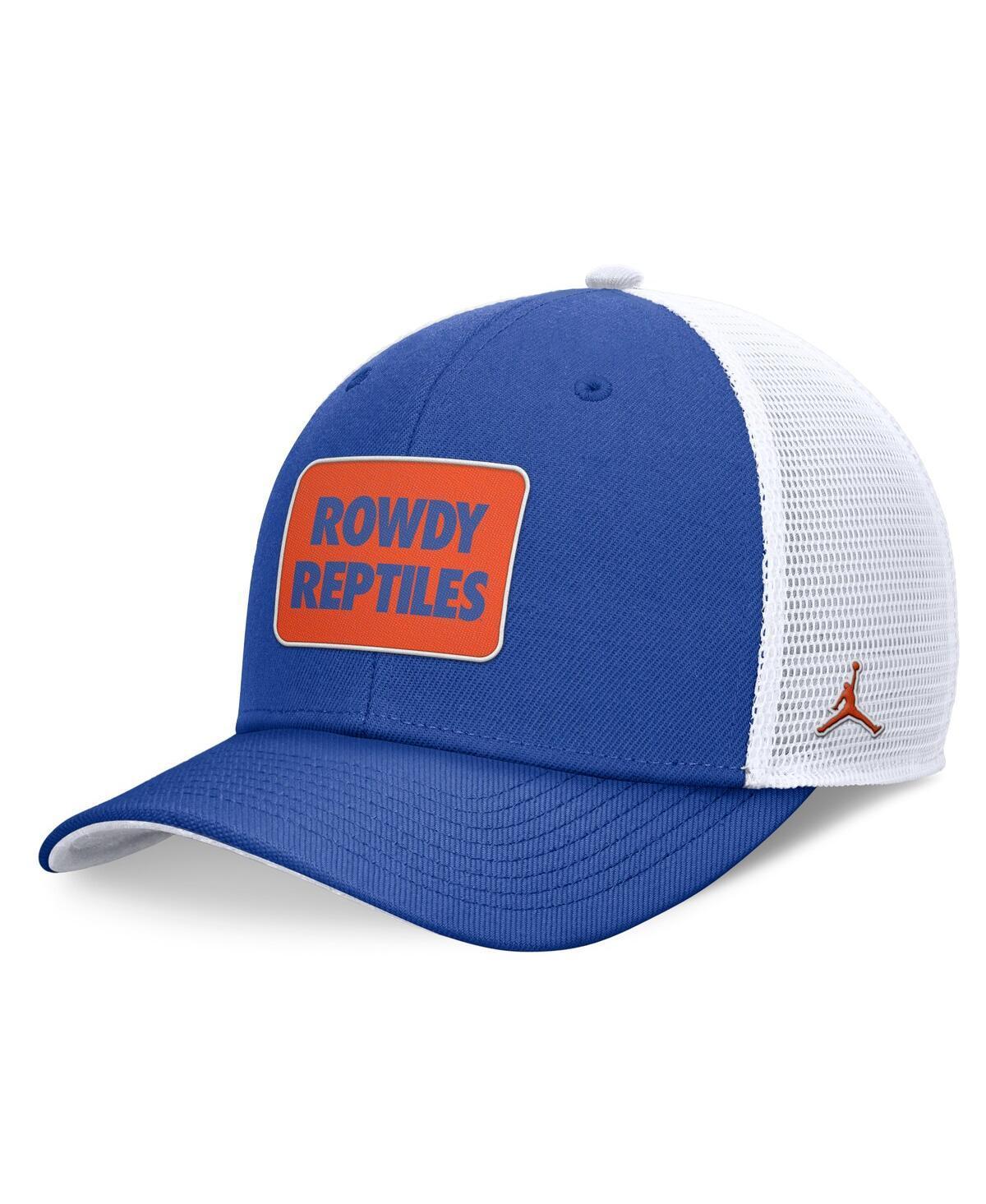 Jordan Mens Royal Florida Gators Local Rise Trucker Adjustable Hat - Royal, White Product Image