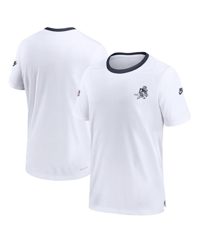 Mens Nike White Dallas Cowboys Sideline Coaches Alternate Performance T-Shirt Product Image