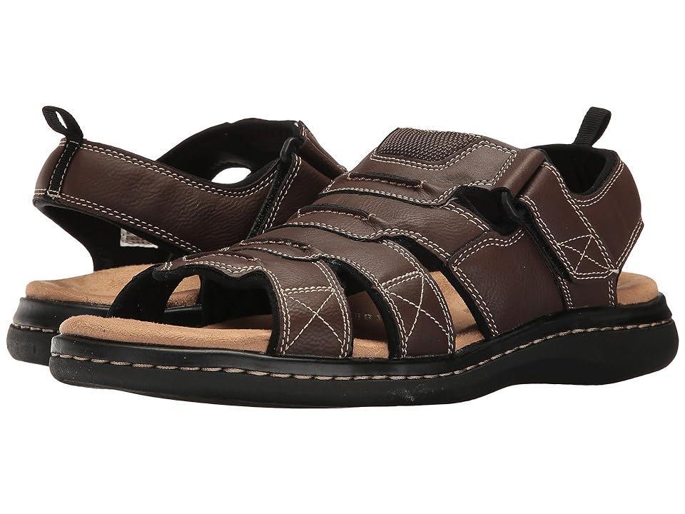 Dockers Shorewood Mens Fisherman Sandals Med Red Product Image