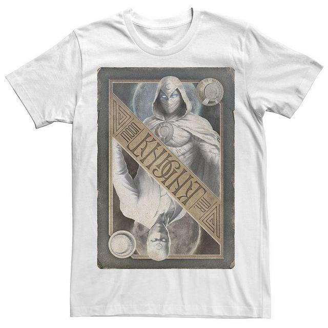 Mens Marvel Moon Knight Playing Card Tee White Product Image