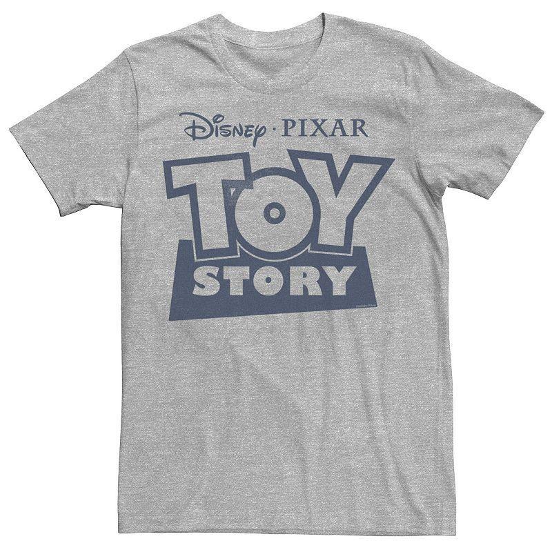 Mens Disney / Pixar Toy Story Pocket Logo Tee Athletic Grey Product Image