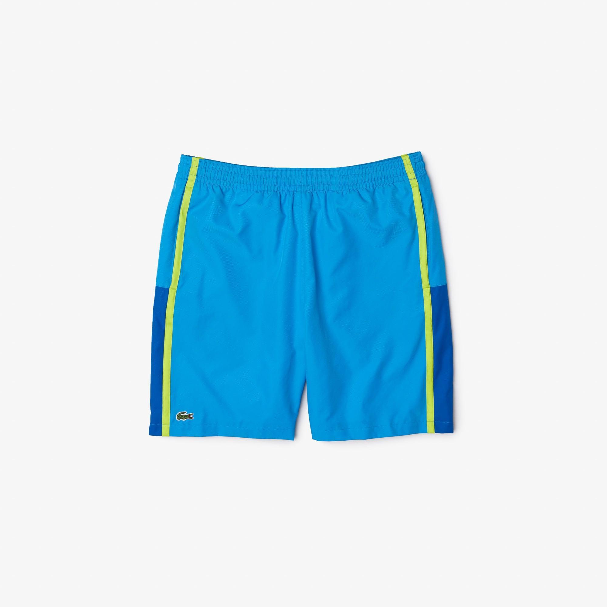 Men's Lightweight Colorblock Stripe Tennis Shorts Product Image