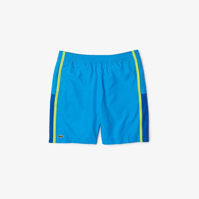 Men's Lightweight Colorblock Stripe Tennis Shorts Product Image