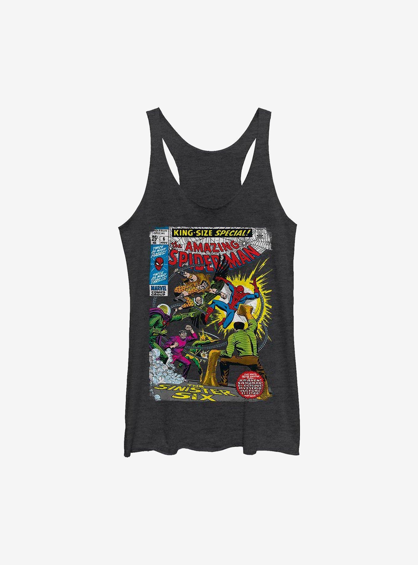 Marvel Spider-Man Comic Girls Tank Product Image