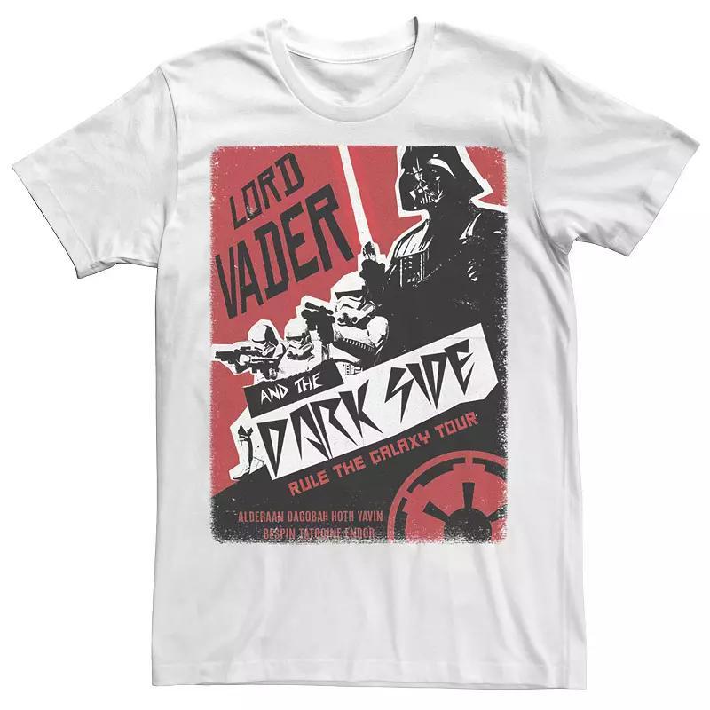 Mens Star Wars Lord Vader Poster Tee Blue Product Image