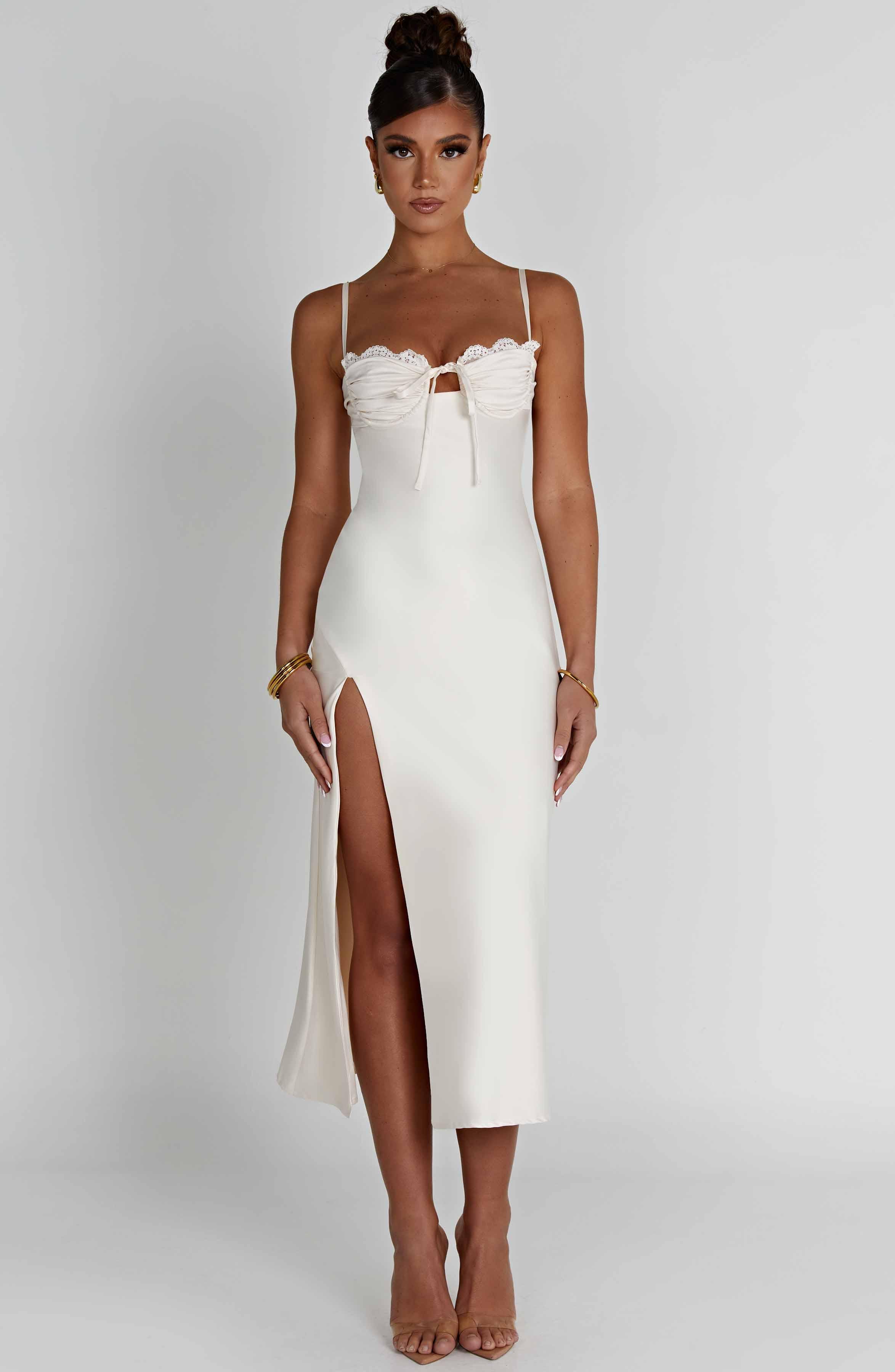 Ardelle Midi Dress - Ivory Product Image