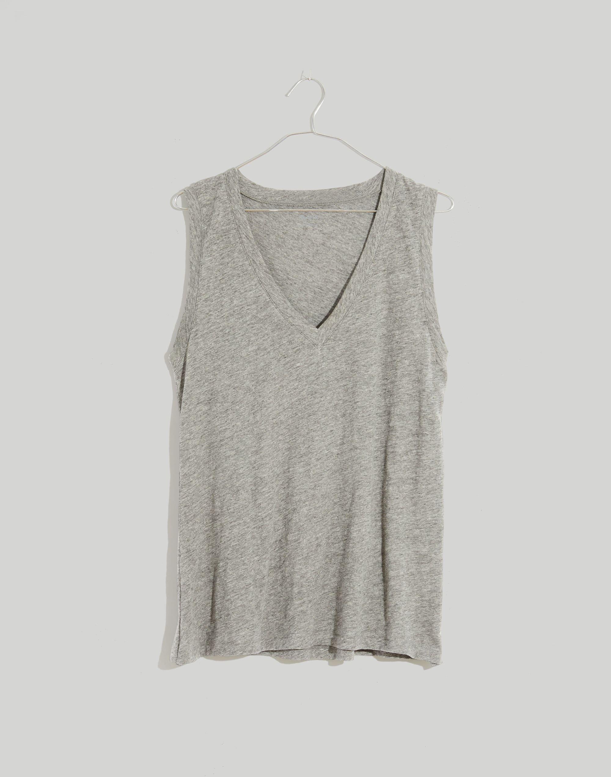 Plus Whisper Cotton V-Neck Tank Product Image