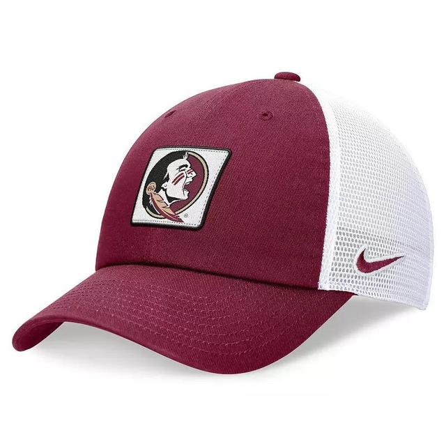 Mens Nike Garnet/White Florida State Seminoles Primetime Club Trucker Adjustable Hat Product Image