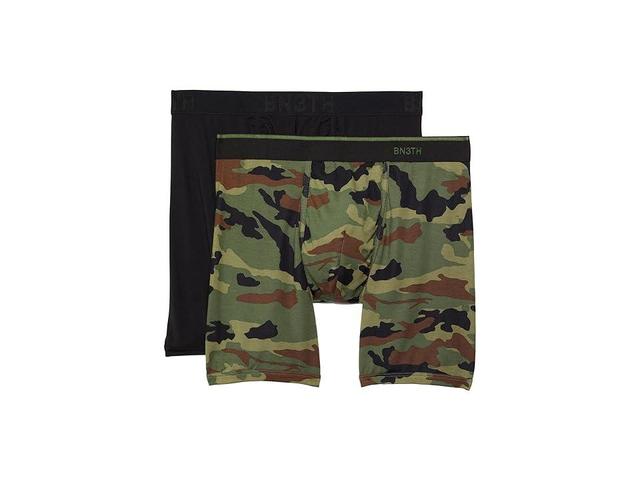 BN3TH Classic Boxer Brief 2-Pack - Print (Black Camo 2-Pack) Men's Underwear Product Image