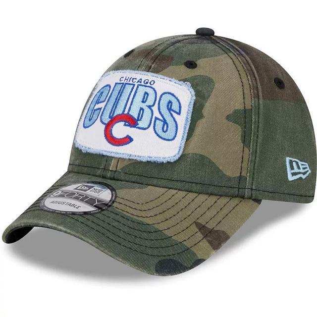 Mens New Era Camo Chicago Cubs Gameday 9FORTY Adjustable Hat Product Image