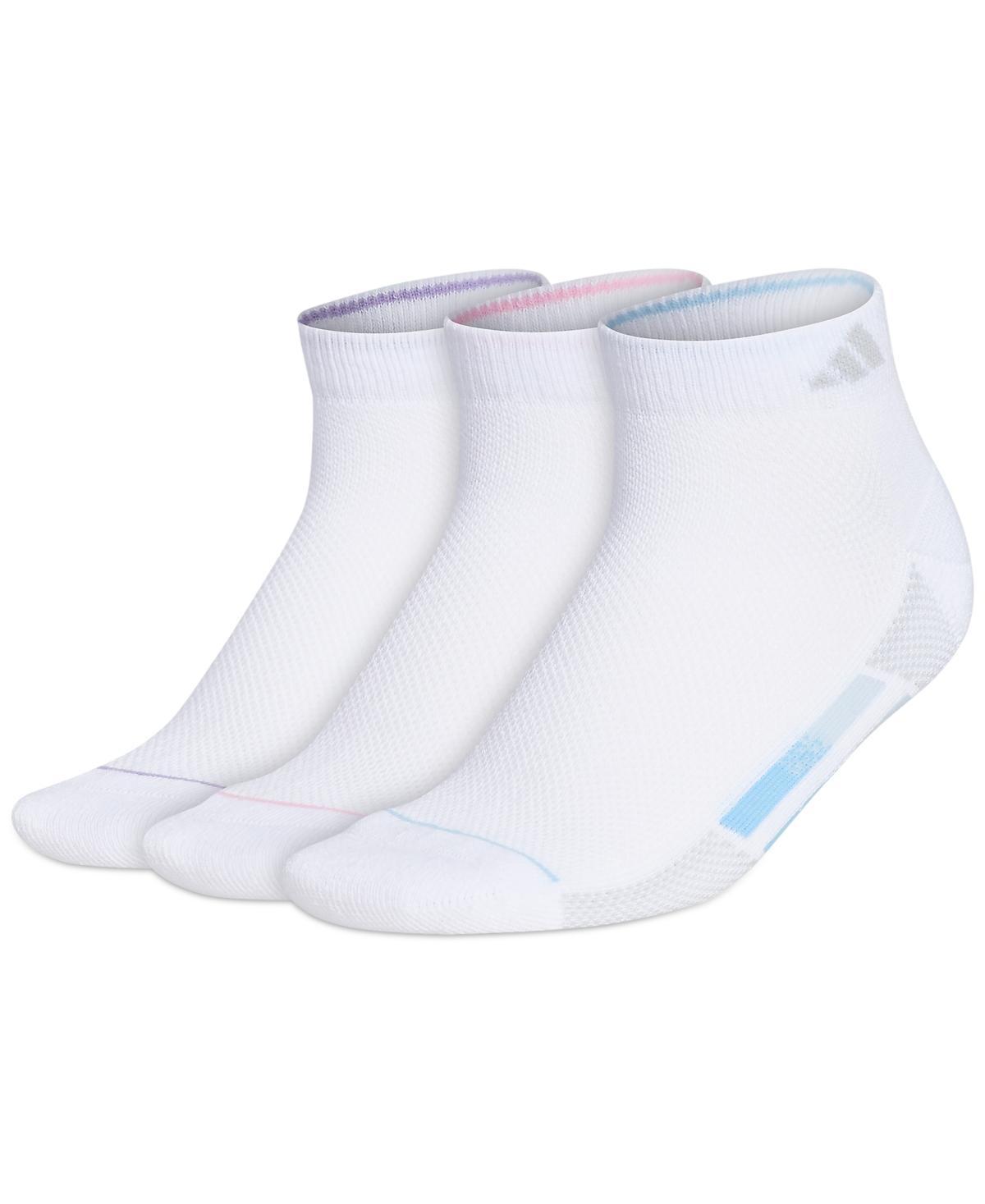 Womens adidas Superlite Stripe Low-Cut Socks 3-Pack, Black Product Image