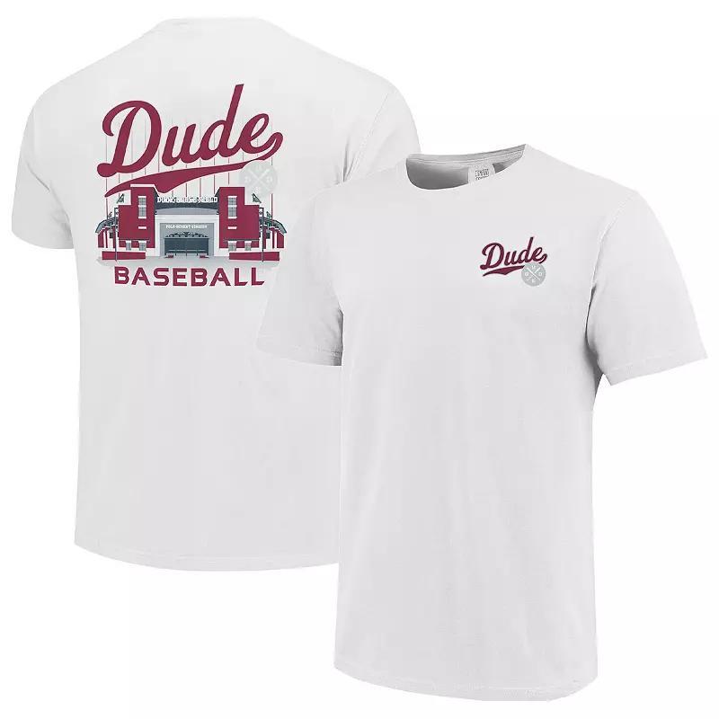 Mens White Mississippi State Bulldogs Dude Stadium Comfort Color T-shirt Product Image