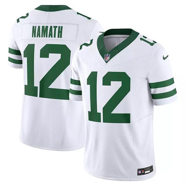 Nike Mens Joe Namath Legacy New York Jets Vapor F.u.s.e. Limited Jersey - White Product Image