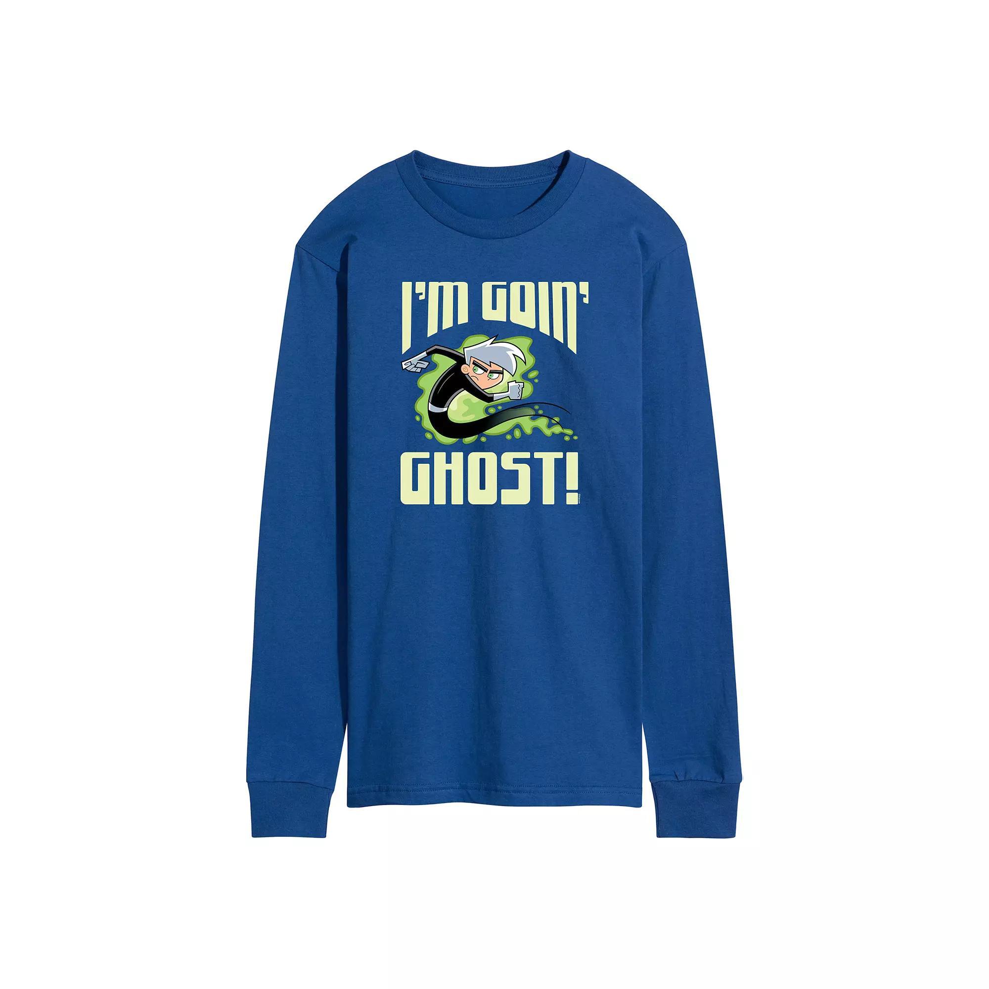 Men's Danny Phantom I'm Goin' Ghost Graphic Tee, Size: Large, Blue Product Image