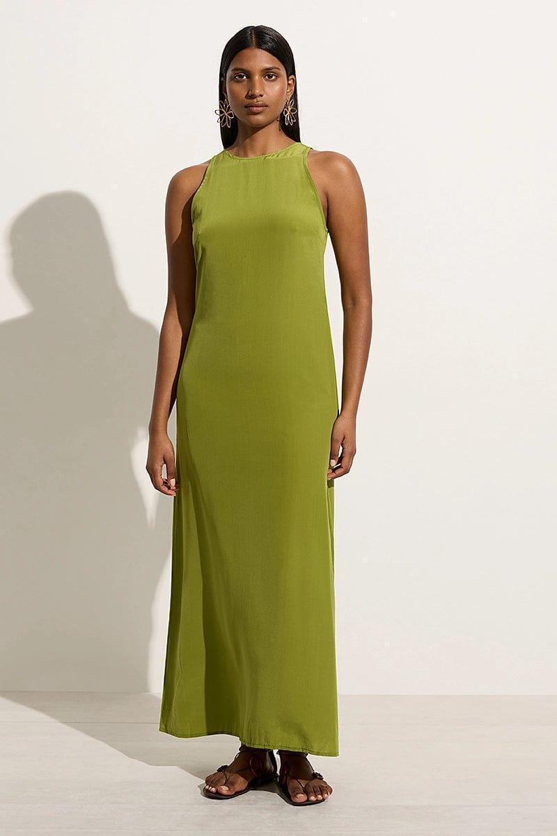 Esposende Midi Dress Palm Green - Final Sale Product Image