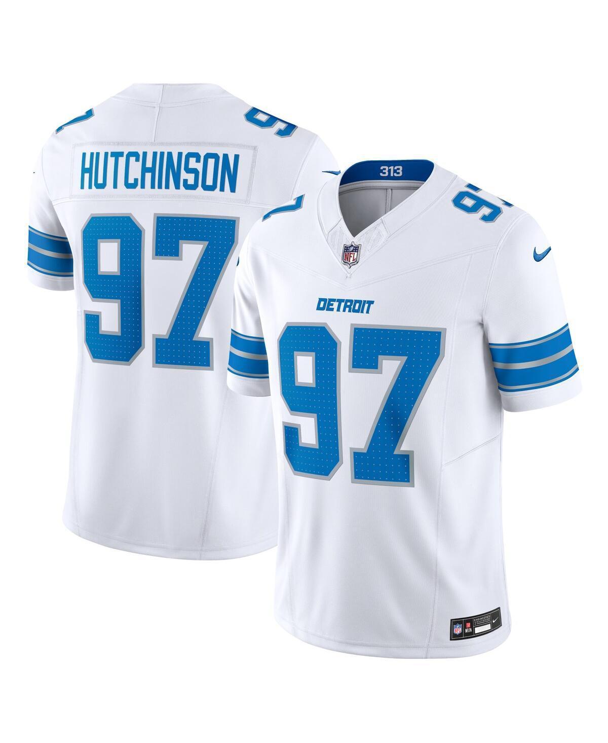 Nike Mens Aidan Hutchinson White Detroit Lions Vapor F.u.s.e. Limited Jersey - White Product Image