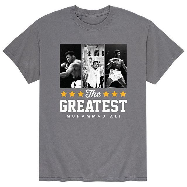 Mens Muhammad Ali The Greatest BW Tee Grey Product Image