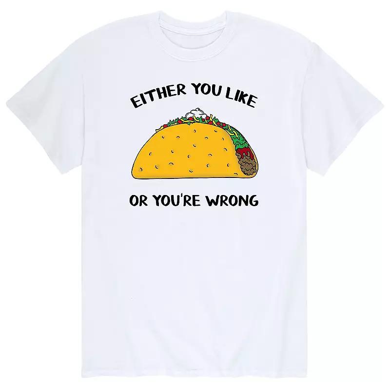 Mens Like Tacos Graphic Tee Product Image