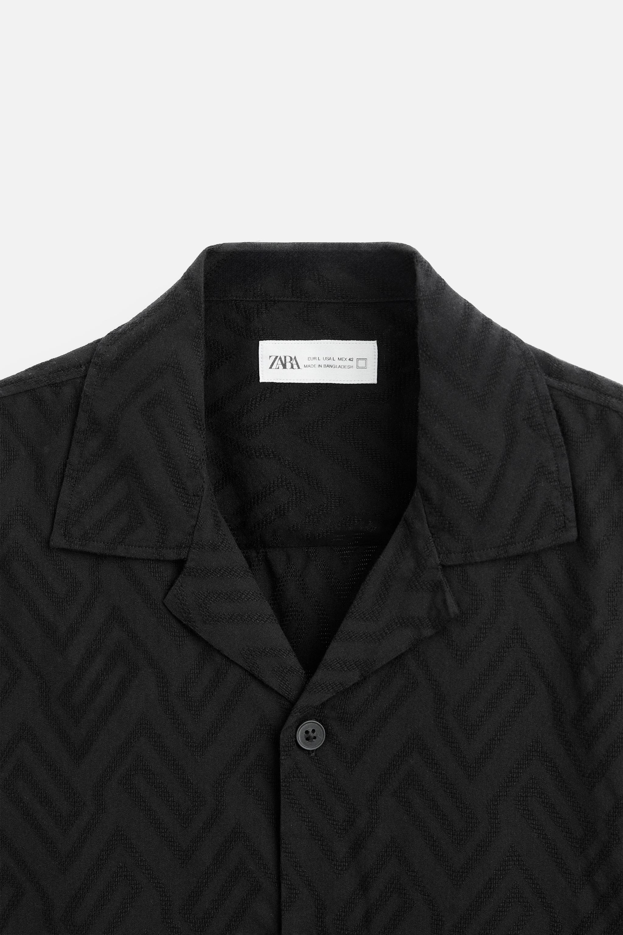 GEOMETRIC JACQUARD SHIRT Product Image