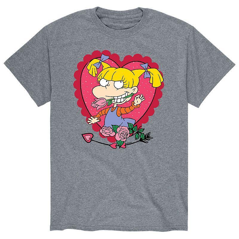 Mens Rugrats Valentines Angelica Heart Tee Product Image