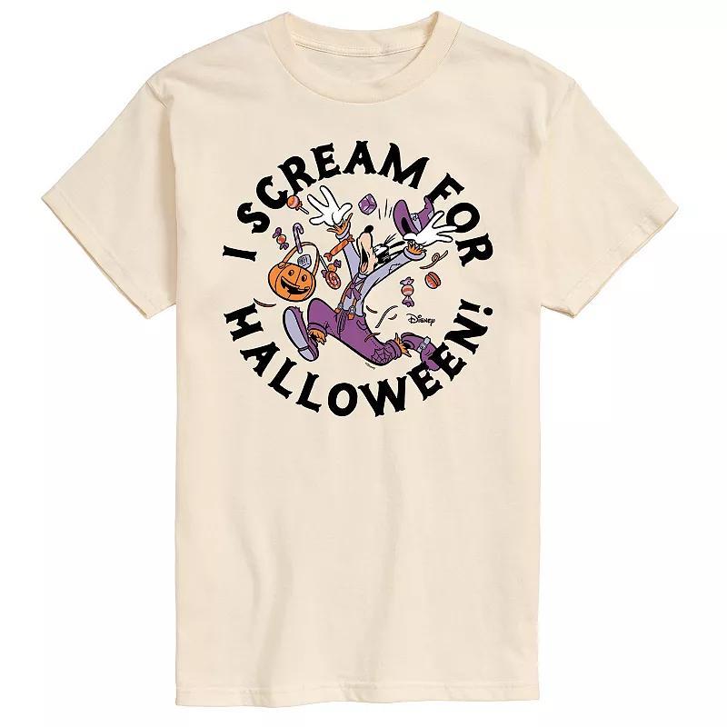 Disneys Mickey Mouse & Friends Big & Tall Scream For Halloween Graphic Tee, Mens Product Image