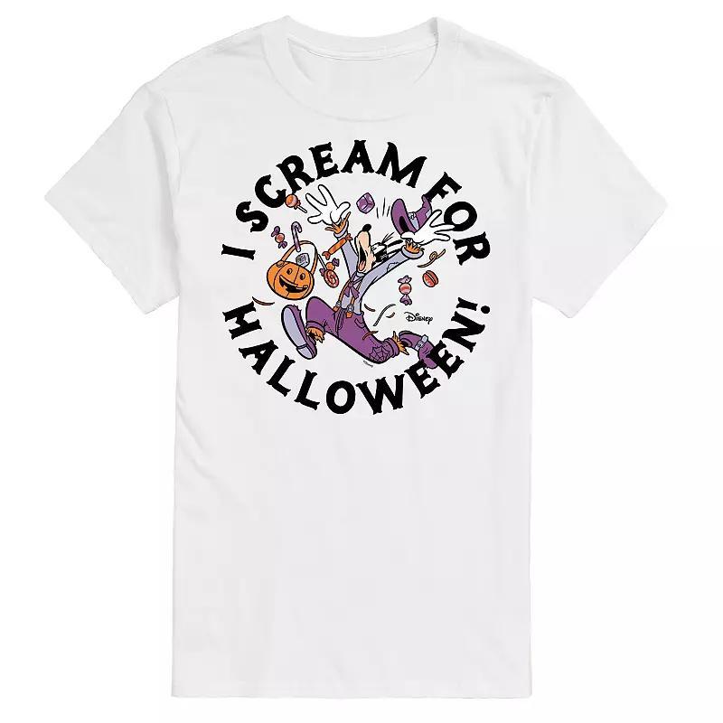 Disneys Mickey Mouse & Friends Big & Tall Scream For Halloween Graphic Tee, Mens Product Image