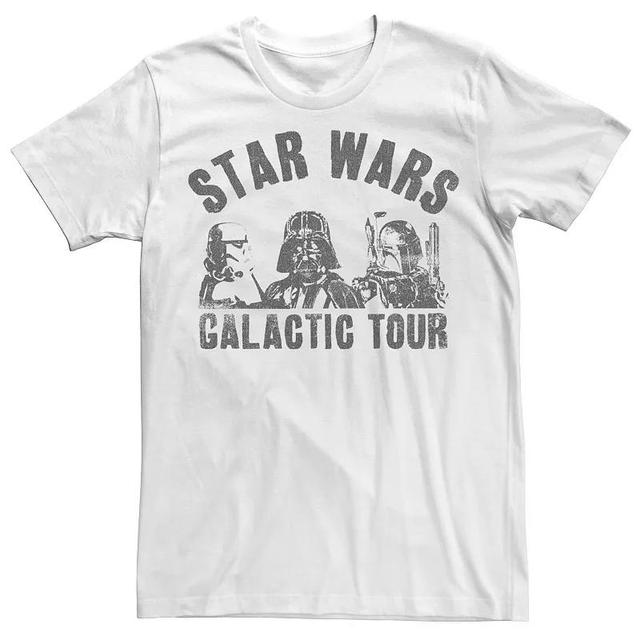 Mens Star Wars Darth Vader, Boba Fett & Stormtrooper Galactic Tour Tee Product Image