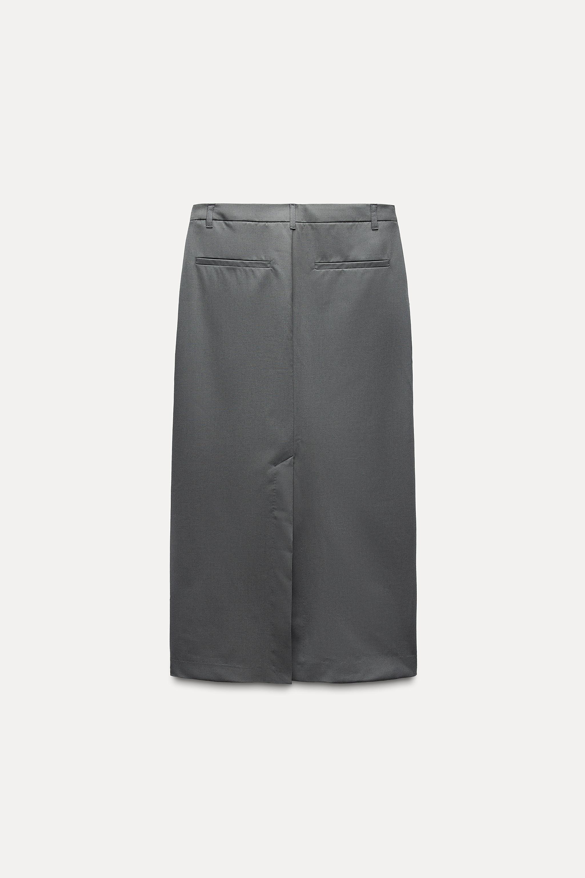 STRAIGHT CUT MIDI SKIRT Product Image