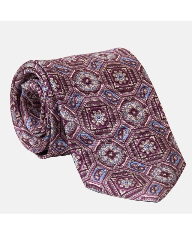 Elizabetta Big & Tall Mantova - Printed Silk Tie for Men Product Image