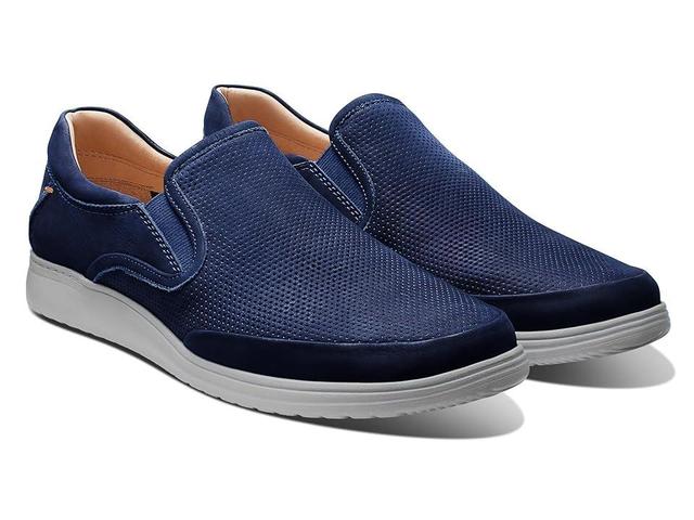 Samuel Hubbard Olema Slip-On (Navy Nubuck) Men's Lace-up Boots Product Image