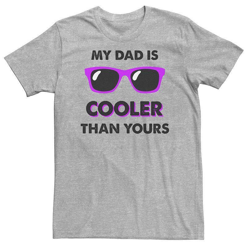 Big & Tall My Dad is COOLER Than Yours Fathers Day Tee, Mens Product Image