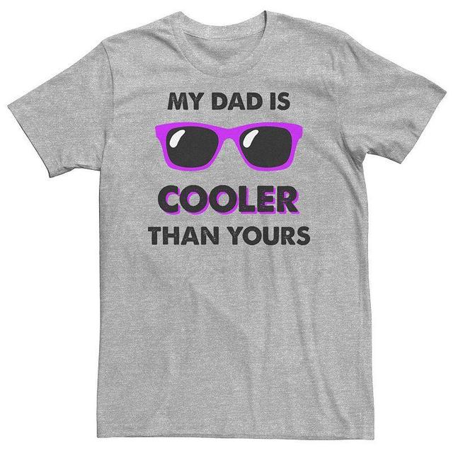 Big & Tall My Dad is COOLER Than Yours Fathers Day Tee, Mens Product Image