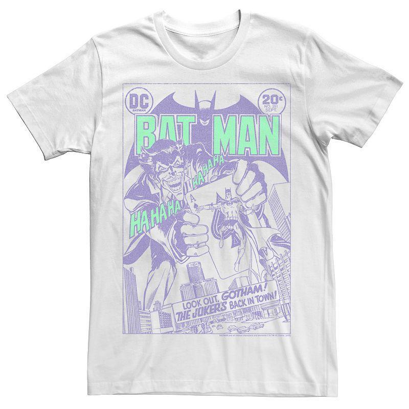 Mens Batman Purple Hue Comic Poster Tee Product Image