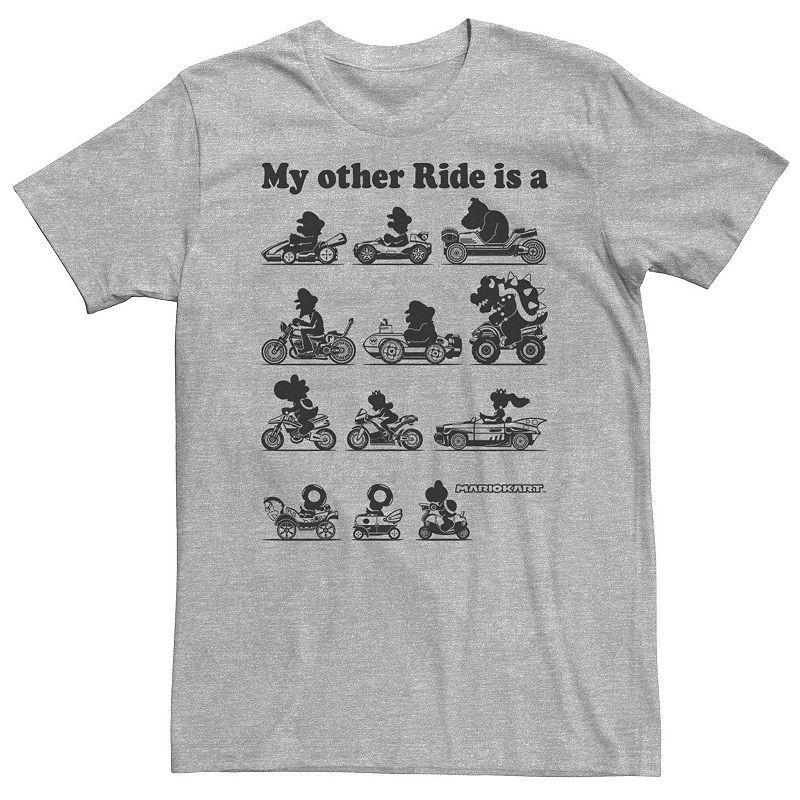 Big & Tall Nintendo Mario Kart Other Rides Red Tee, Mens Product Image