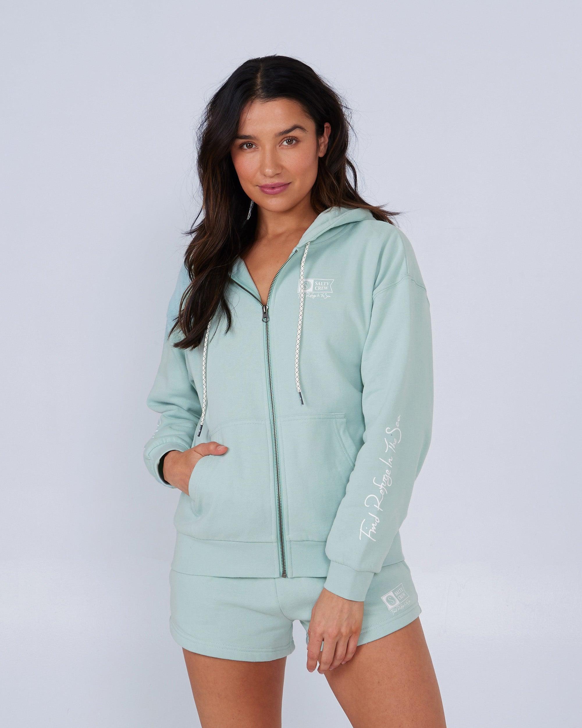 Alpha Zip Hoody - Jade Female Product Image