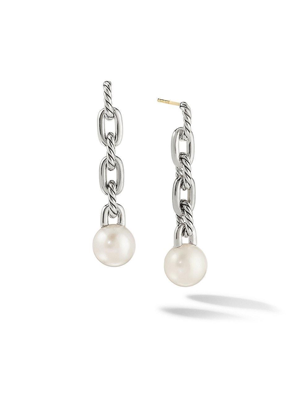 Womens DY Madison Pearl Chain Drop Earrings Product Image