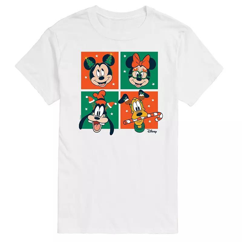 Disneys Mickey Mouse & Friends Big & Tall Christmas Graphic Tee, Mens Product Image