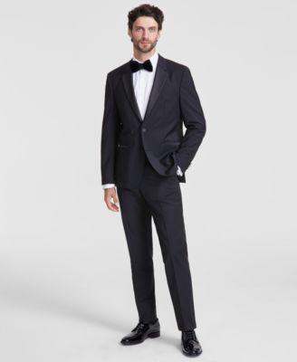 Hugo by Hugo Boss Mens Modern-Fit Wool Blend Super Flex Stretch Tuxedo Jacket product image