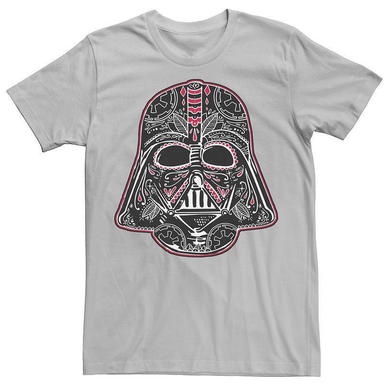 Mens Star Wars Darth Vader Sugar Skull Helmet Tee Product Image