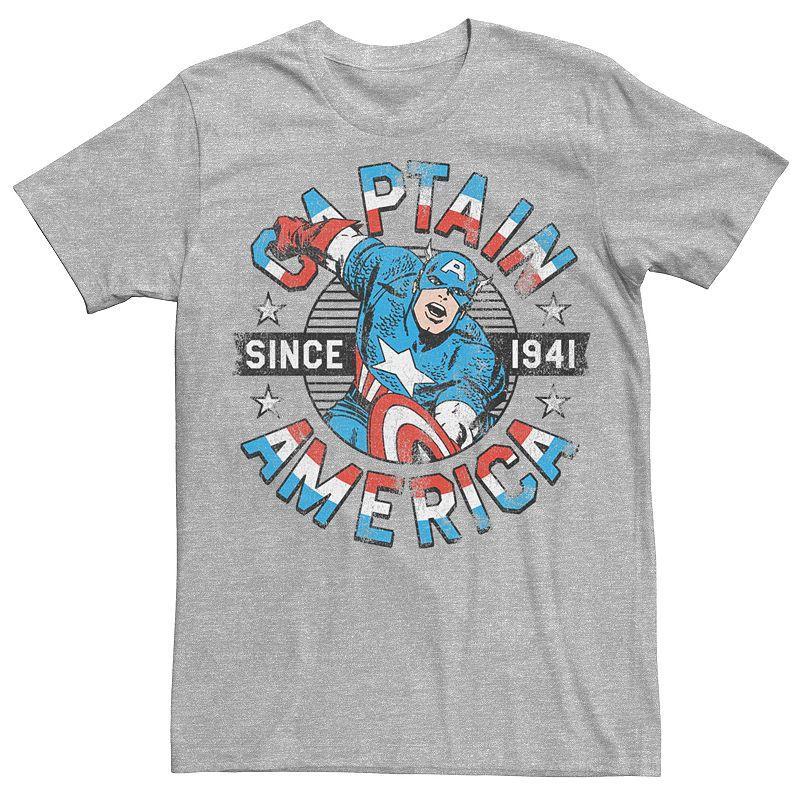 Marvel Mens Comic Collection Captain America Since 1941 Short Sleeve T-Shirt Product Image