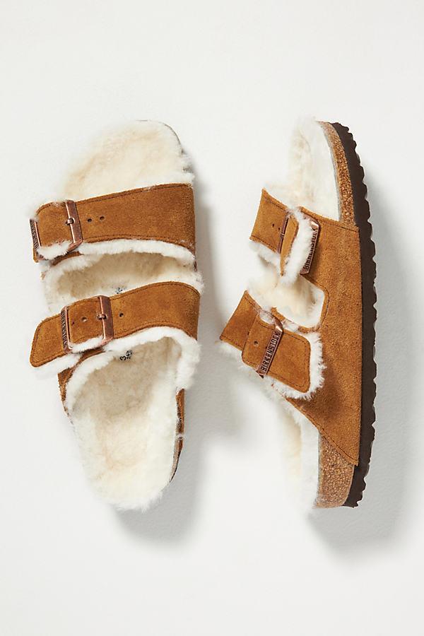 Birkenstock Arizona Shearling Sandal Womens at Urban Outfitters Product Image