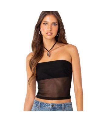 Women's Celestia Sheer Mesh Tube Top product image