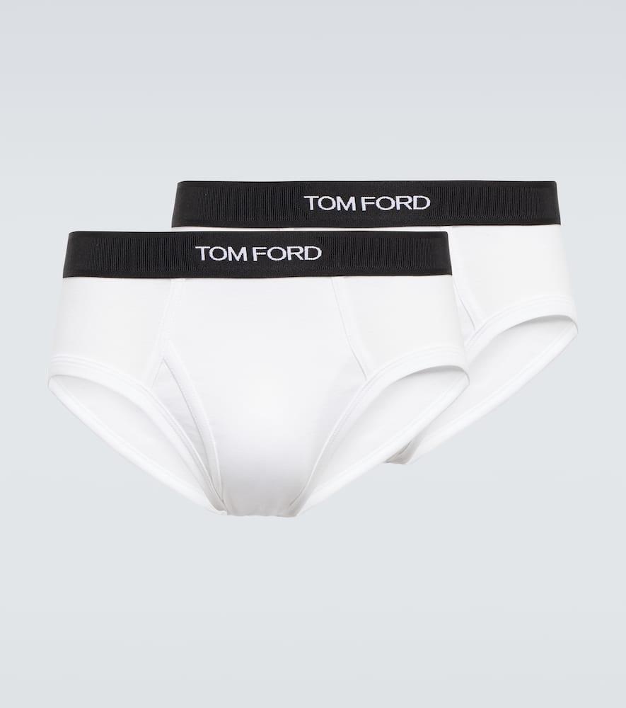 TOM FORD Pack Of Two Briefs In White Product Image