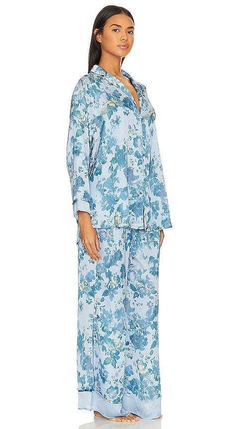 Free People Dreamy Days Floral Print Lightweight Satin Oversized Pajama Set Product Image