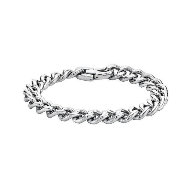 LYNX Ion Plated Stainless Steel Curb Chain Bracelet, Mens Product Image